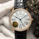 (GB Factory)Swiss Copy Cartier Ronde Solo De Watch Rose Gold Diamond